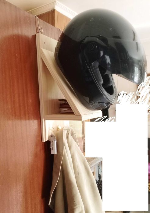 Porta capacetes de moto