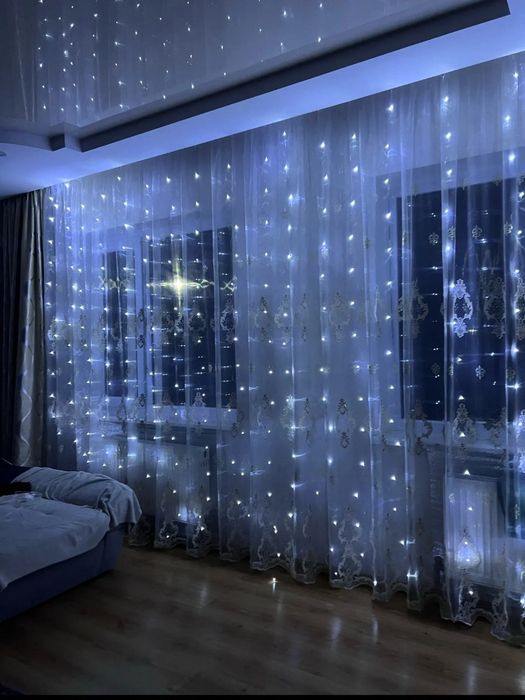 Гирлянда штора 3×3 usb