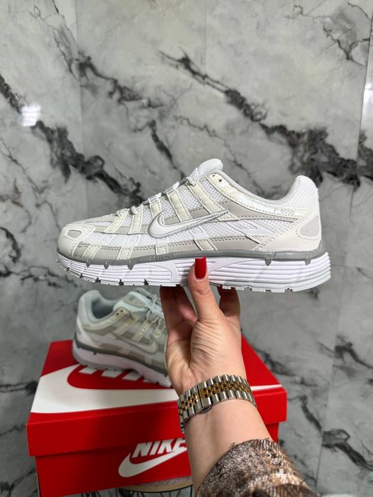 Кросівки Nike P-6000 White Grey | Найк Пі-6000 — у біло-сірому кольорі