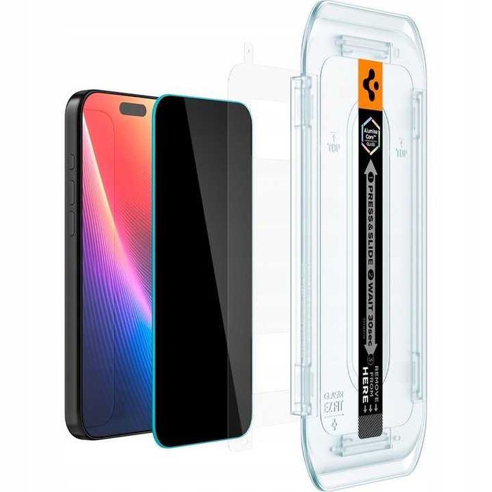 Szkło hartowane iphone 17 pro max / 16 pro max spigen glas.tr ez fit 2 szt.