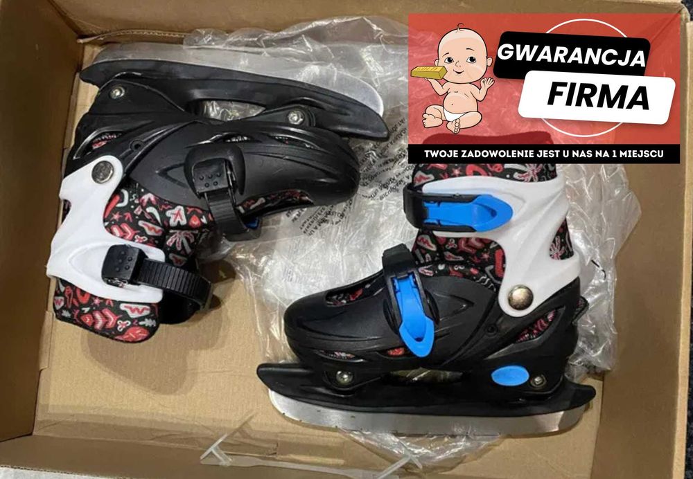 Łyżwy UM Skates czarne 31-34