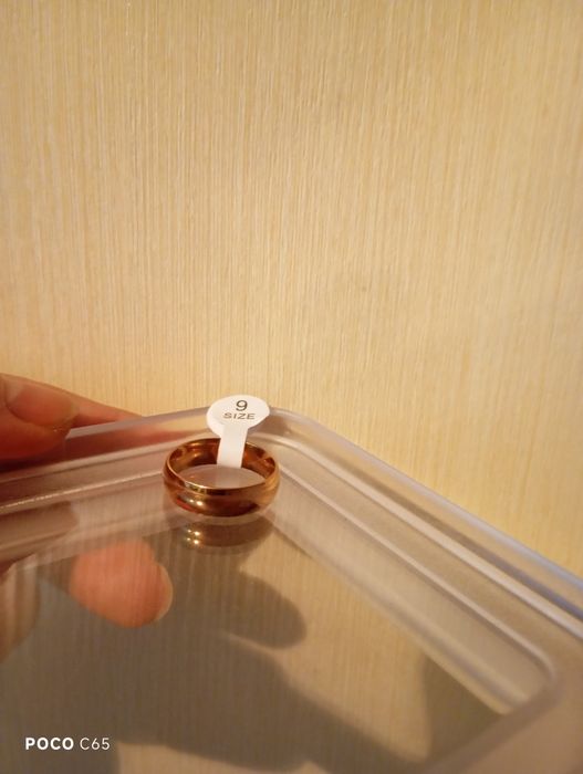 Обручка жіноча 16,17, 18, 19,20,21 розмір (медичне золото)