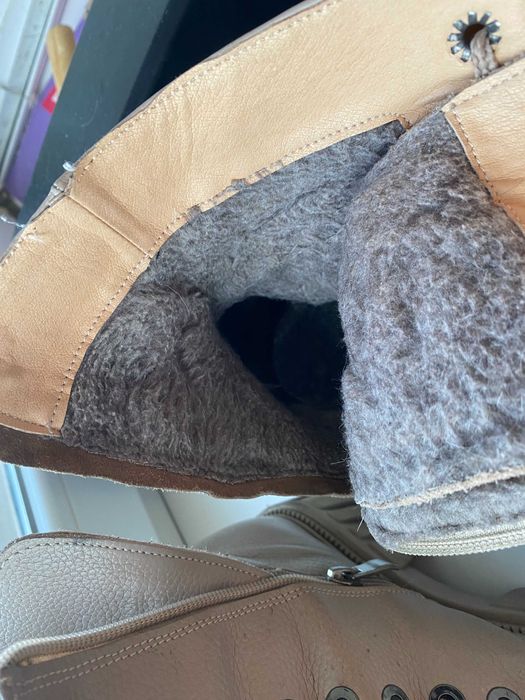 зимние ботинки берцы  кожаные 39р