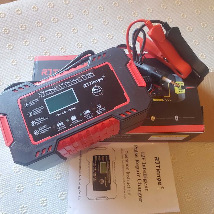 Зарядное устройство, умная импульсная зарядка АКБ 12В