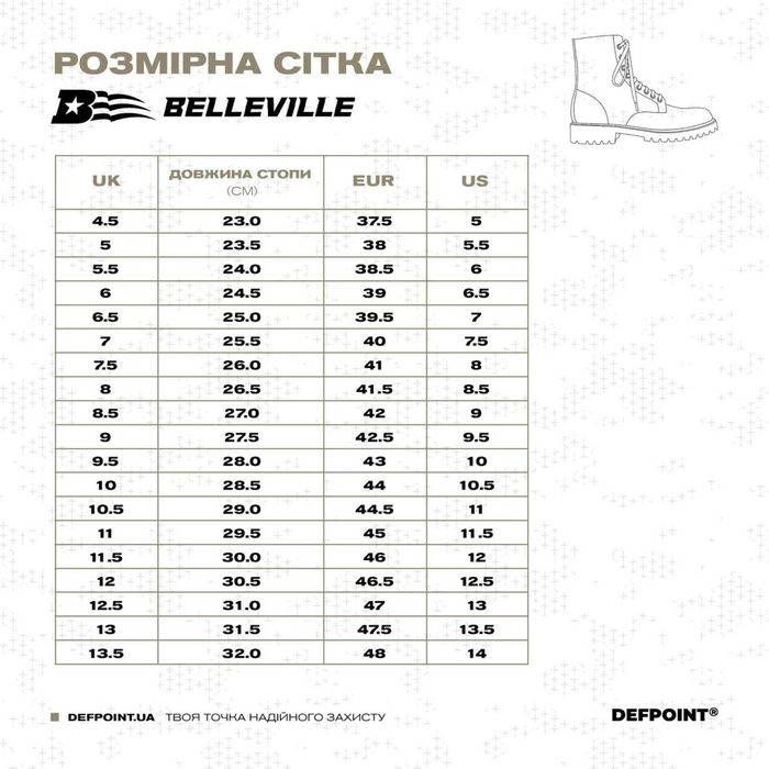 берці belleville 330 coy st 13.5