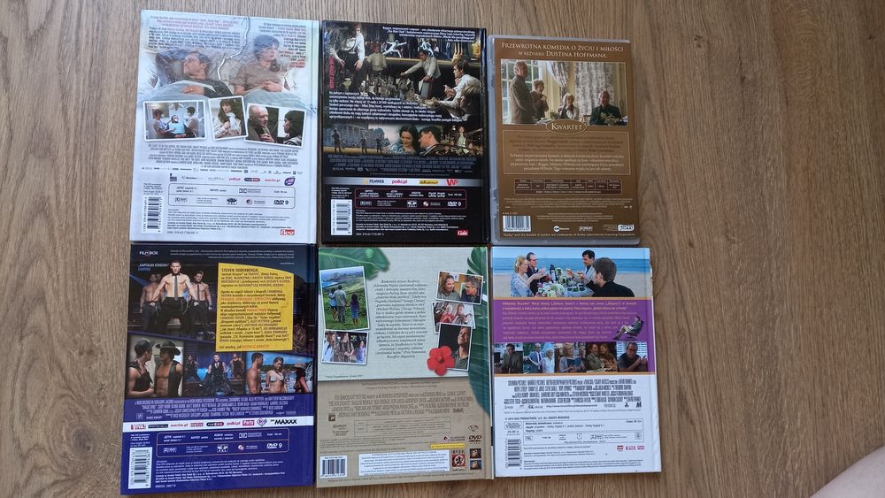 Zestaw filmów na DVD