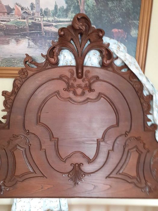 Mobília de Quarto rústica em castanho