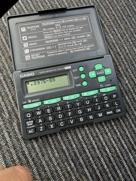 Casio data bank dc 2000 130