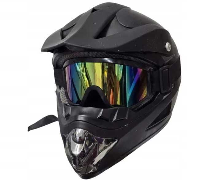 Kask Crossowy typu enduro DOT FMVSS 218