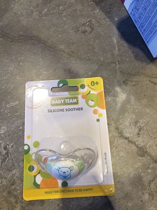 Пустушка силіконова ортодонтична для новонароджених BabyTeam
