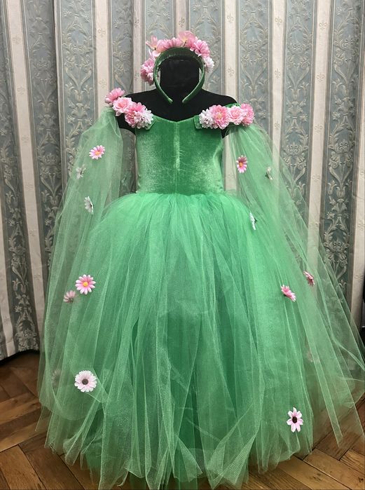 Весна, фея квітів, карнавальний костюм , сукня весни