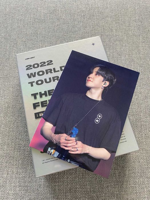 Oficjalna pocztówka akordeon ATEEZ Yunho z Blu-ray 2022 - KPOP