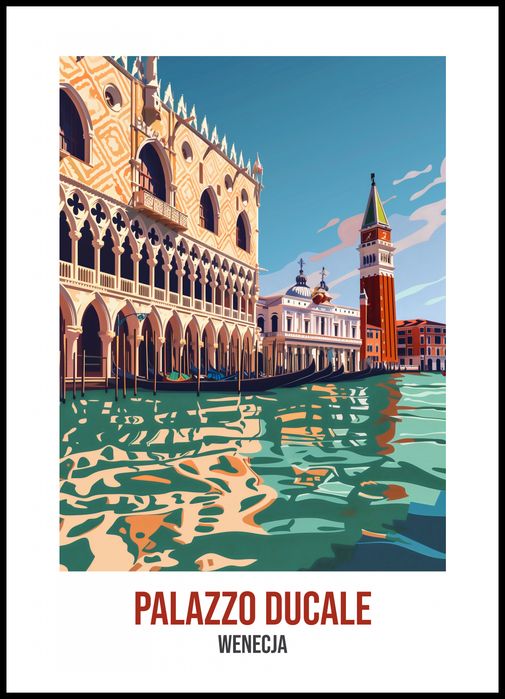 Plakat 70x100cm Palazzo Ducale