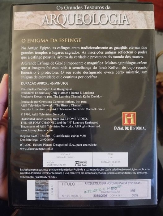 DVD O Enigma da Esfinge
