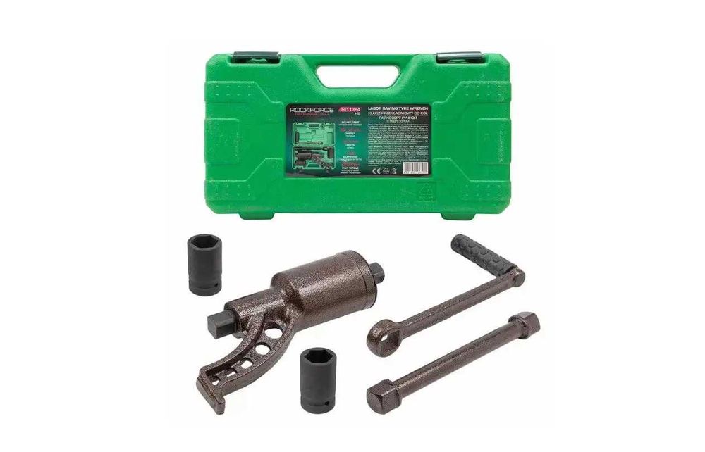 Професійний балонний ключ Rockforce 6200 Нм з редуктором