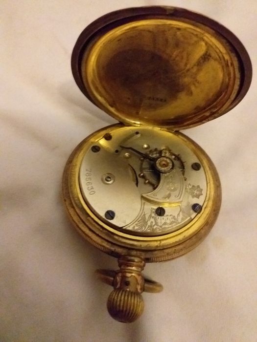 Relógio de bolso james pool liverpool