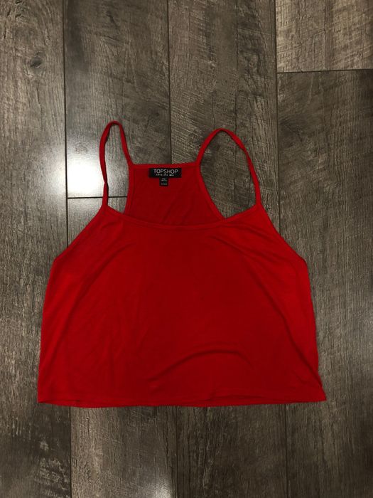 Czerwony top Topshop