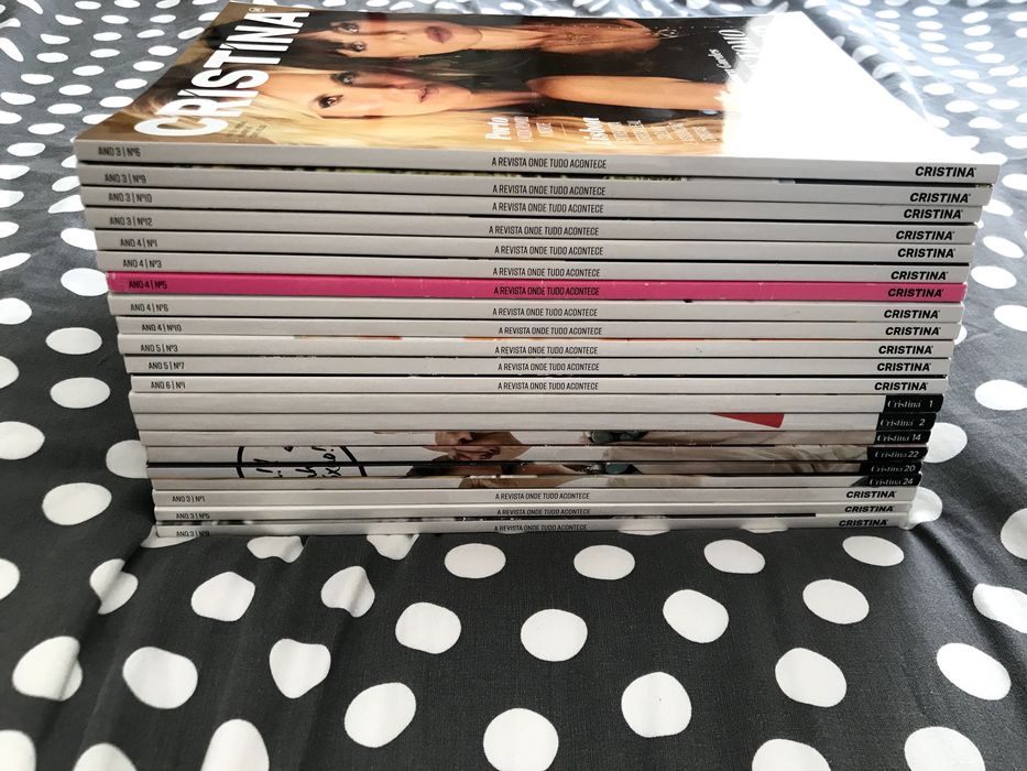 Lote de 21 Revistas Cristina