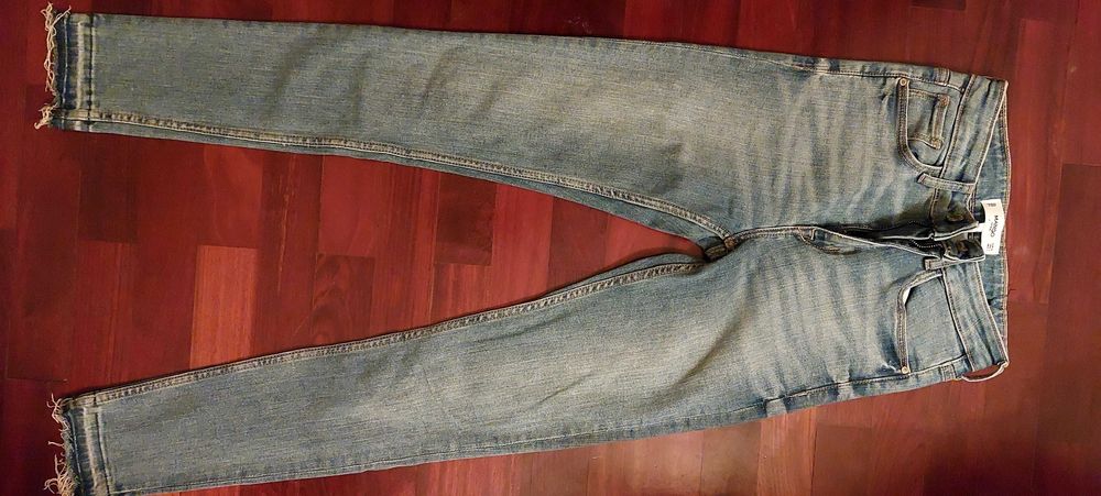 calça de ganga cintura subida mango