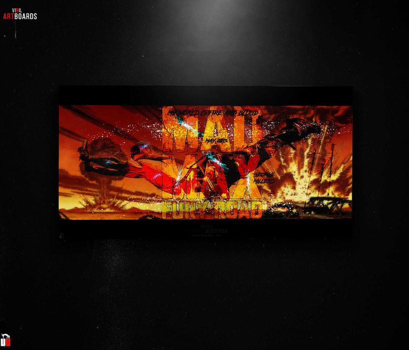 Mad Max: Fury Road Artboard II Cinemática 80x40 – Painel Decorativo Premium