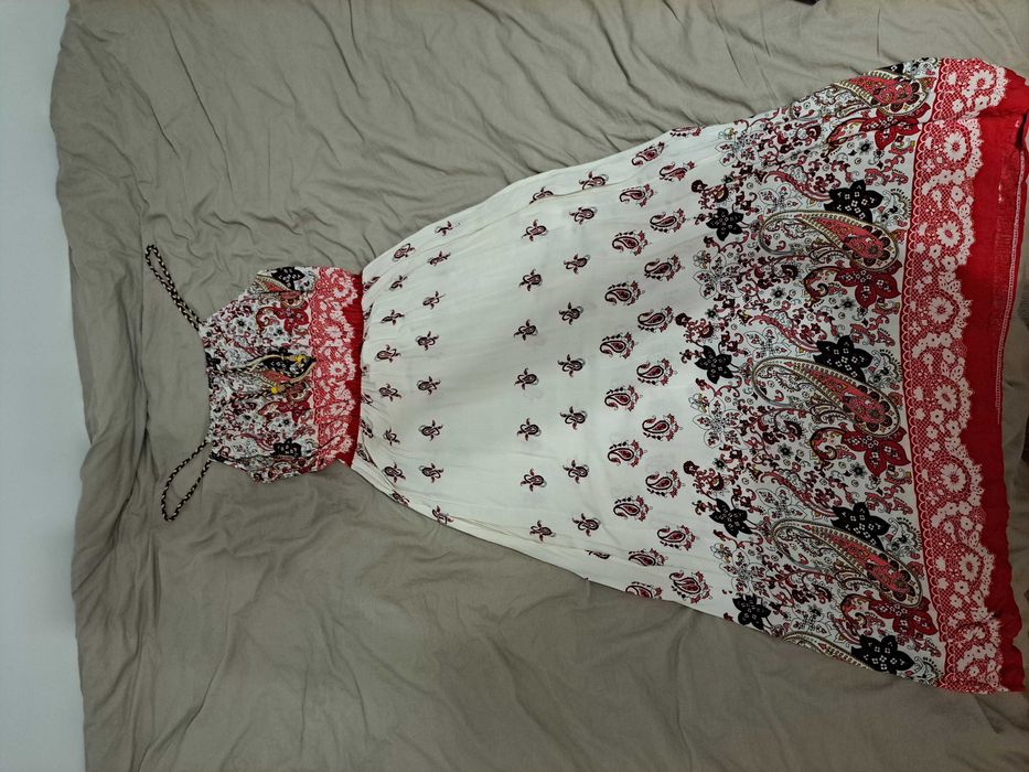 Dluga sukienka w stylu boho