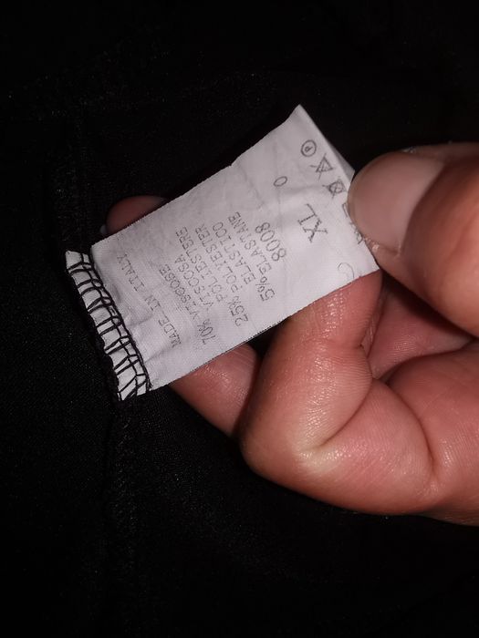 Spodnie materiałowe 36 S damskie czarne na gumie