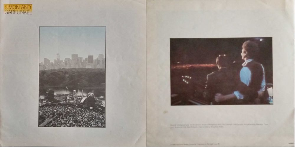 Simon & Garfunkel	- - - - -	The Concert In Central Park	- - - -	2 X LP