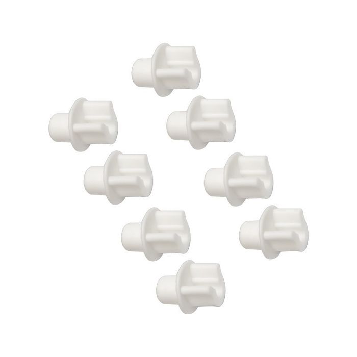 Сушка для посуды белая встраиваемая шкаф (2 полки, поддон, крепежи)