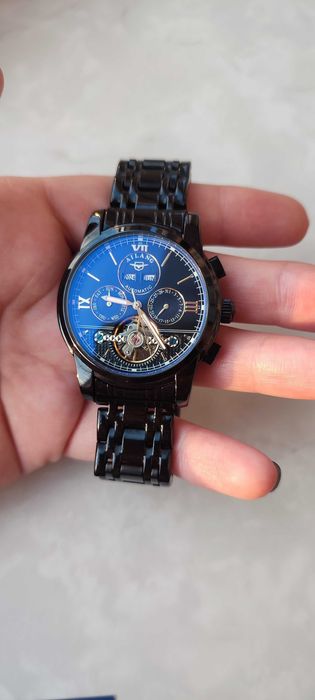 Годинник Ailang, виконаний повністю зі сталі з сапфіровим склом