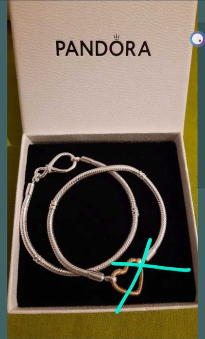Pulseiras Pandora prata esterlina S925
