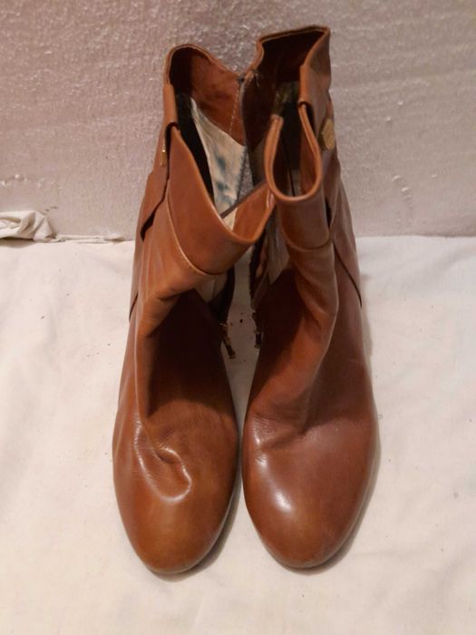 buty botki/ SKÓRA naturalna Massimo Dutti roz. 41