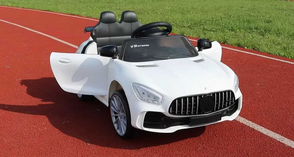 Дитячий електромобіль Spoko SP-S600 білий / Электромобиль детский