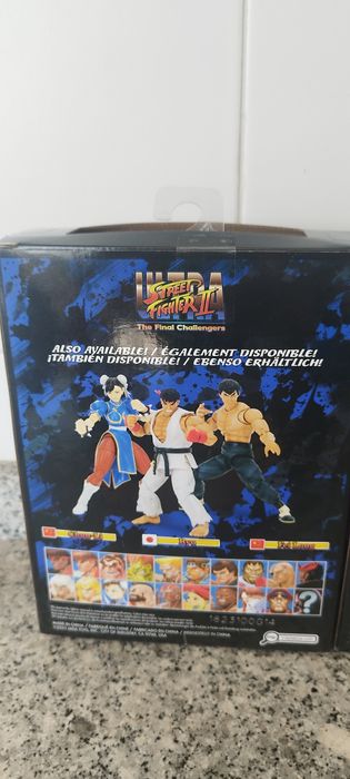 Figuras street Fighter na caixa original