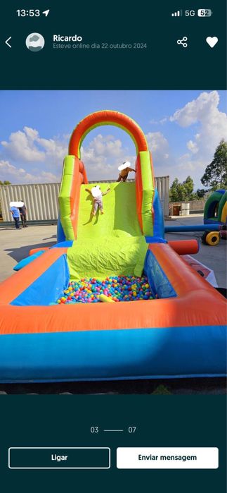 Aluguer insuflaveis - 2 disponiveis