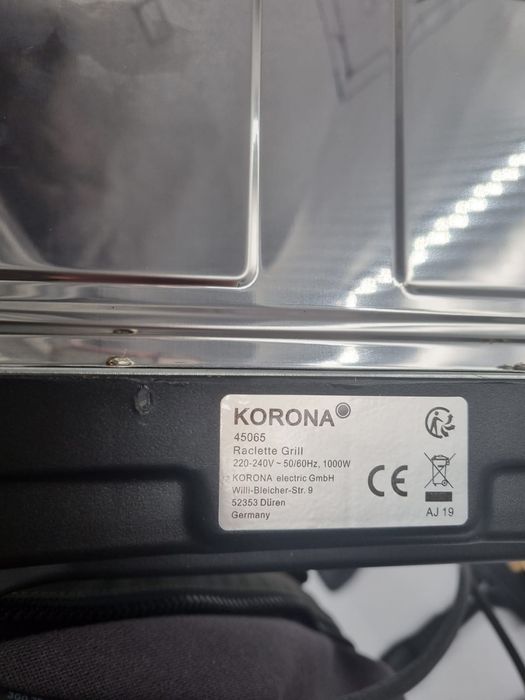 Korona raclette z płytą grillową