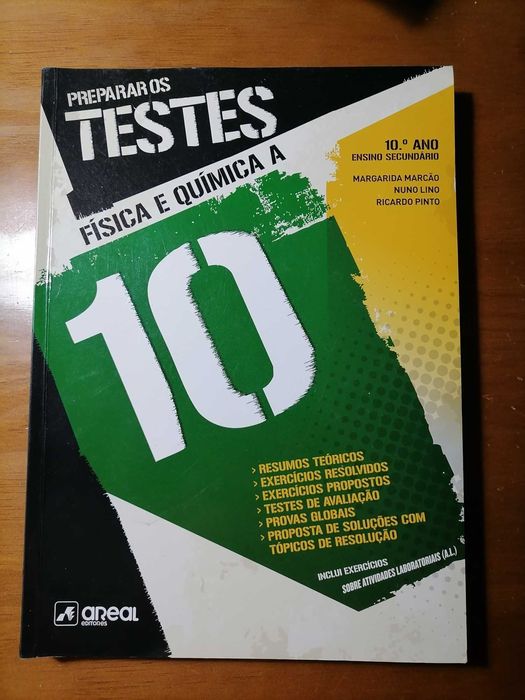 Livro de Preparar teste 10- Fisico- quimica A - Areal