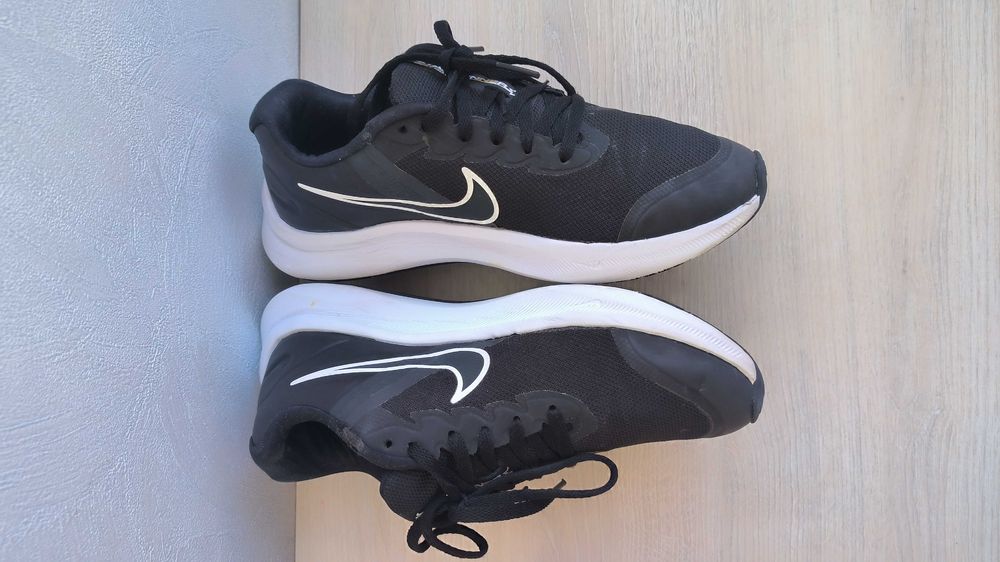 Кросівки для бігу сітка Nike Star Runner 3 р.36.5 Чорні