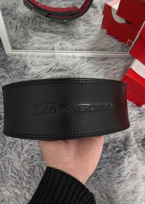 Пояс SBD 13mm Lever Belt — Розмір M — Новий (Чорний/Червоний)