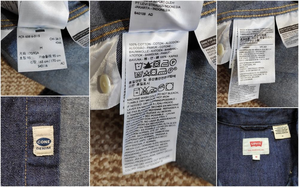 Levi's Barstow Western Denim Shirt джинсова сорочка оригінал M