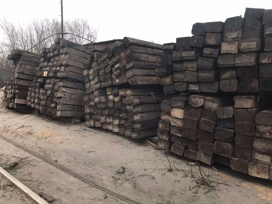 Шпалы деревянные б/у