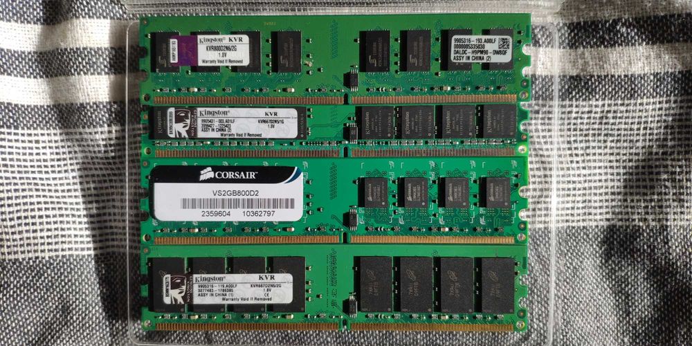 Memória Ram Udimm Sodimm 2GB a 8GB DDR2 DDR3 DDR4 ECC