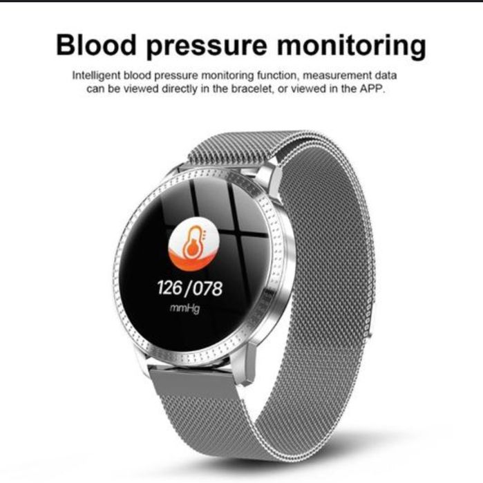 Smartwatch Cf18 ecrã Oled batimento cardíaco Notificação NOVO