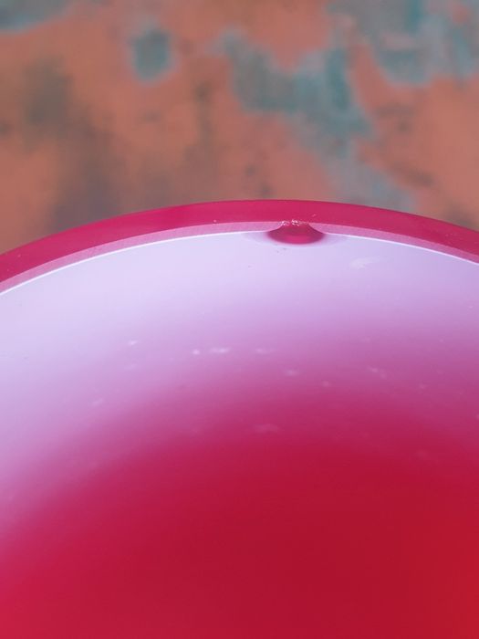 Wazon puchar Aniołek unikat wys.33 cm Huta Sudety Stefan Sadowski Uni