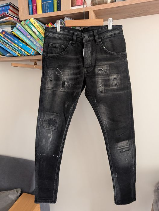 Джинси чорні  Dsquared 42 розмір