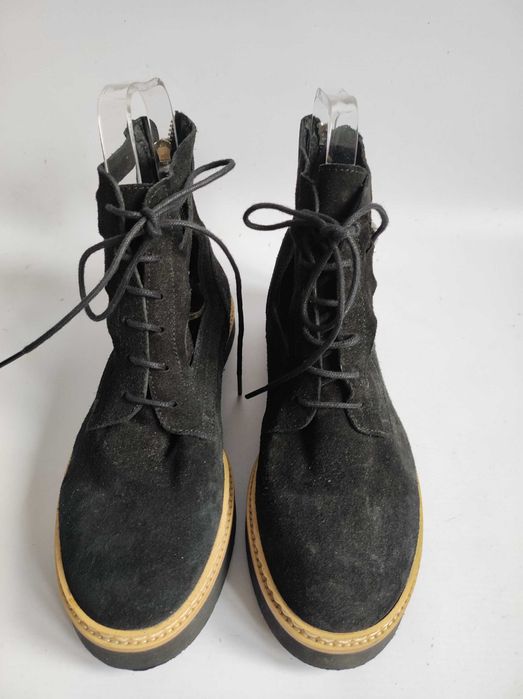 - Topshop - Markowe botki, sandały r. 37