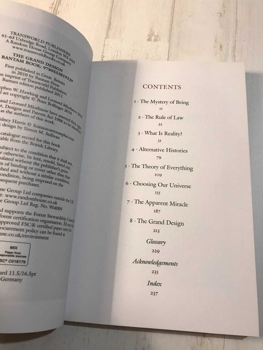 The Grand Design de Stephen Hawking e Leonard Mlodinow