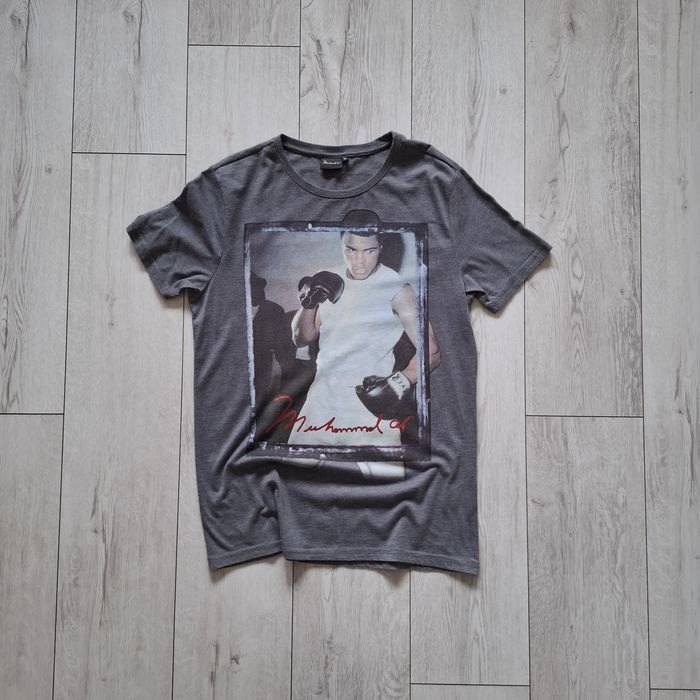 Koszulka Muhammad Ali t-shirt M bokserska sportowa boks sport szara