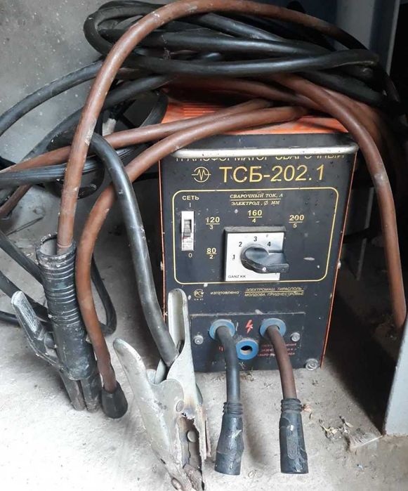 Сварочный аппарат РЕСАНТА ТСБ 202.1 (б/у) + два 10м. сварочных кабеля