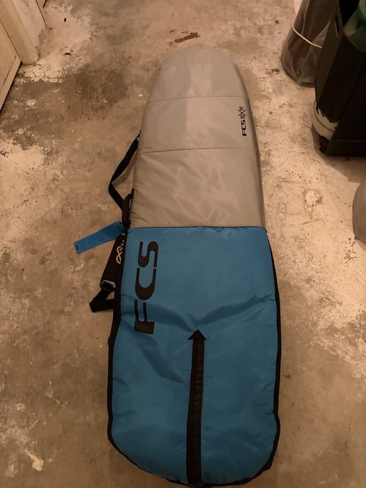 ancha Surf ALMA Epoxy 7'0'' + Capa FCS Premium + Quilhas e Leash (Pack Completo)