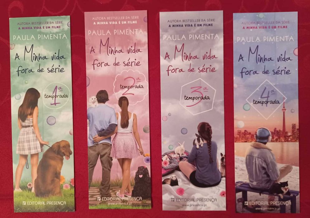 A Minha Vida Fora de Série de Paula Pimenta - série de 4 livros